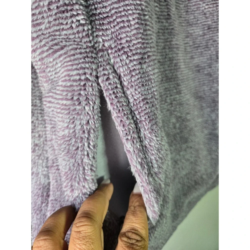 The North Face Lavender Plush Fleece Quarter Zip Pullover Womens‎ Medium Cozy